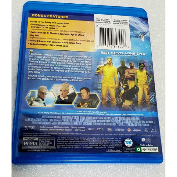 Comic Movie Blu-Ray/DVD Lot: Dark Knight, Avengers, Guardians, Max Payne TESTED - Picture 12 of 12